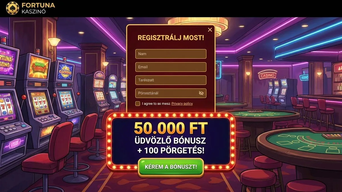 Regisztráció bónusszal